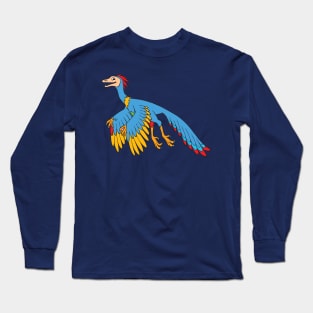 Cool Archaeopteryx Illustration Long Sleeve T-Shirt